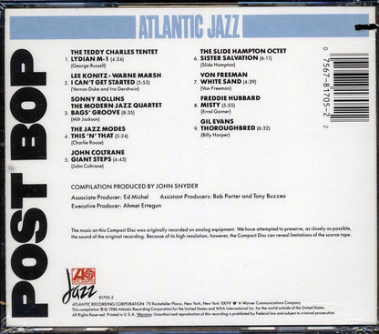Lee Konitz, John Coltrane, Gil Evans, Etc. - Atlantic Jazz: Post Bop (marked/ltd stock) Music CD