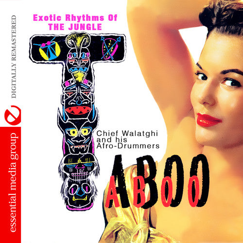 the album cover for Chief Walatghi & Afro-Drummers - Taboo: Exotic Rhythms Of The Jungle [Remastered]