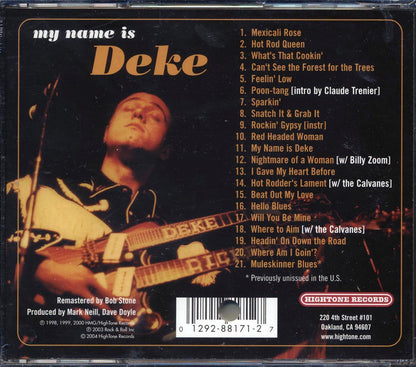 Deke Dickerson - My Name Is Deke (21 tracks) (marked/ltd stock) Music CD