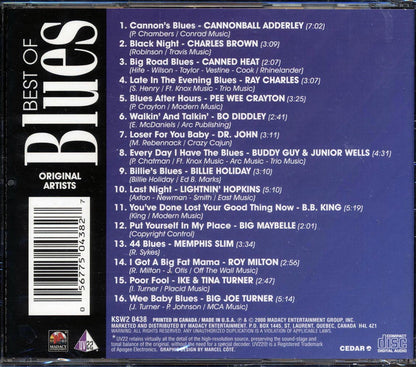 Cannonball Adderley, Charles Brown, Canned Heat, Ray Charles, Etc. - Best Of Blues Music CD