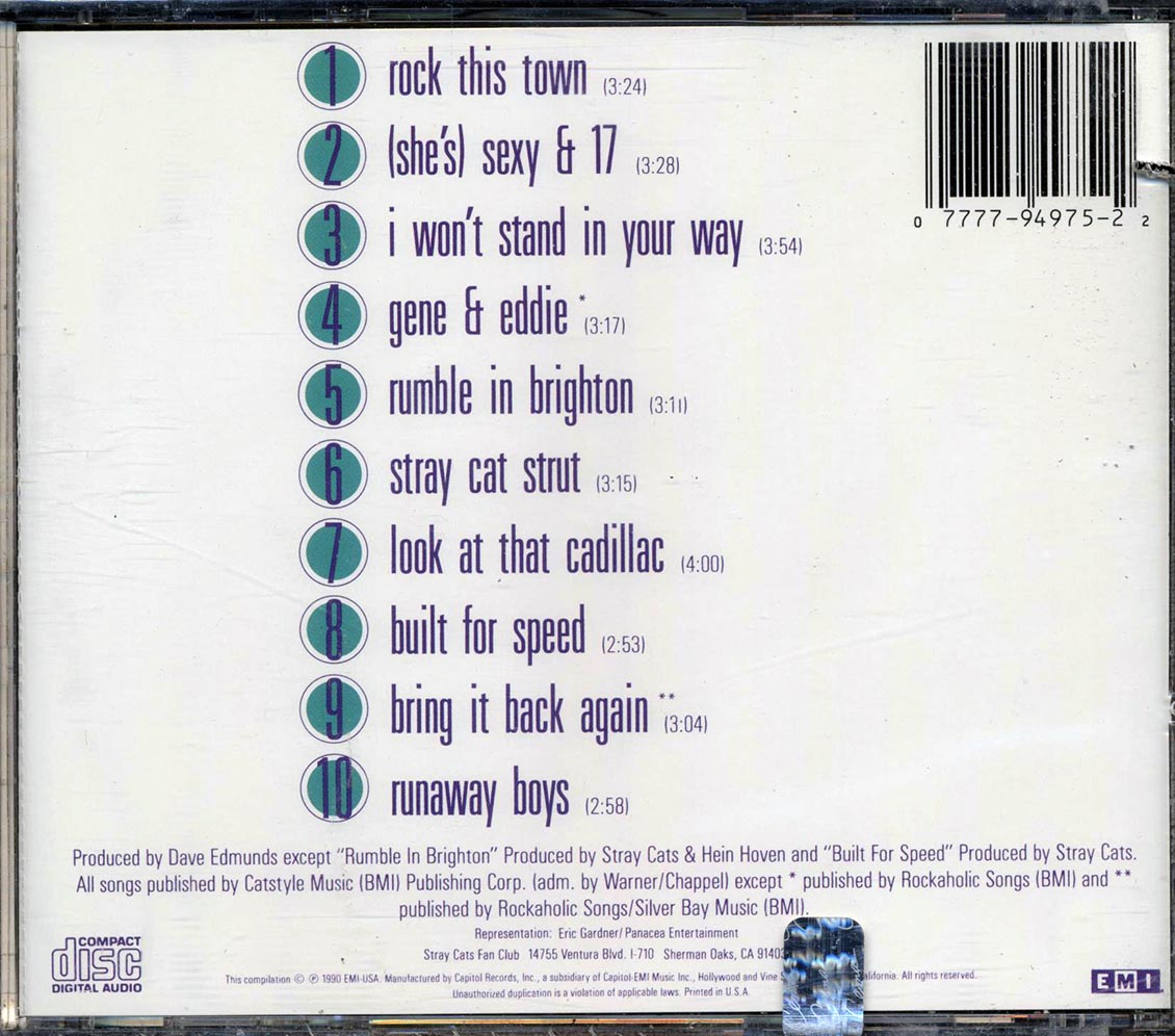 Stray Cats - The Best Of The Stray Cats: Rock This Town (marked/ltd stock) Music CD
