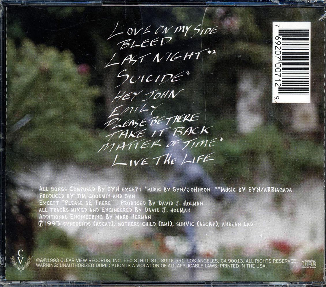 Syn - Matter Of Time Music CD