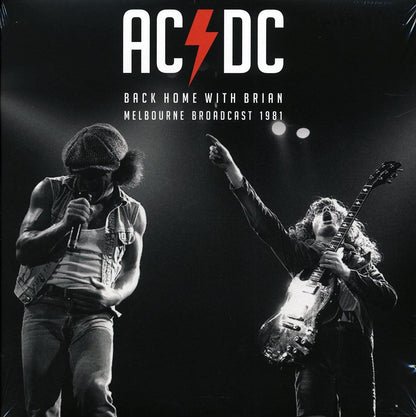 ACDC Back Home With Brian: Melbourne Broadcast 1981 2xLP white Vinyl Record