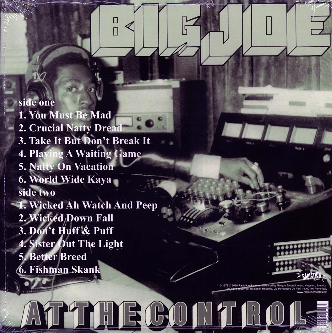 Big Joe - At The Control Vinyl Record