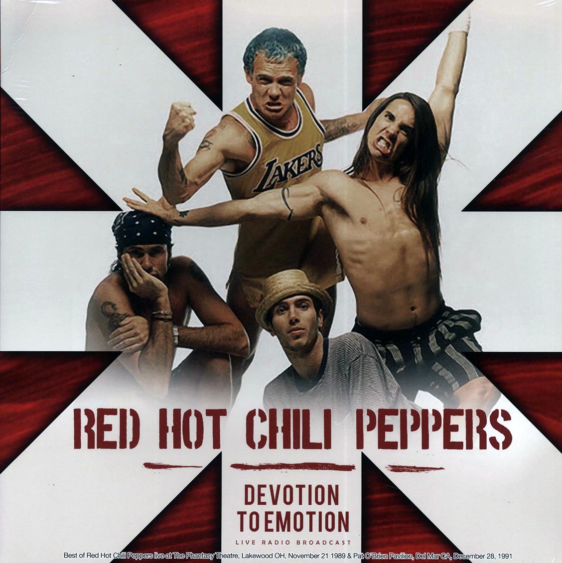 Red Hot Chili Peppers Devotion To Emotion: Phantasy Theatre, Lakewood, OH, November 21 1989 & Pat O'Brien Pavillion, Del Mar, CA, December 28th 1991 Vinyl Record