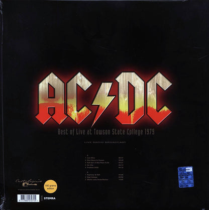 ACDC Best Of Live At Towson State College 1979, Maryland, October 16th Vinyl Record