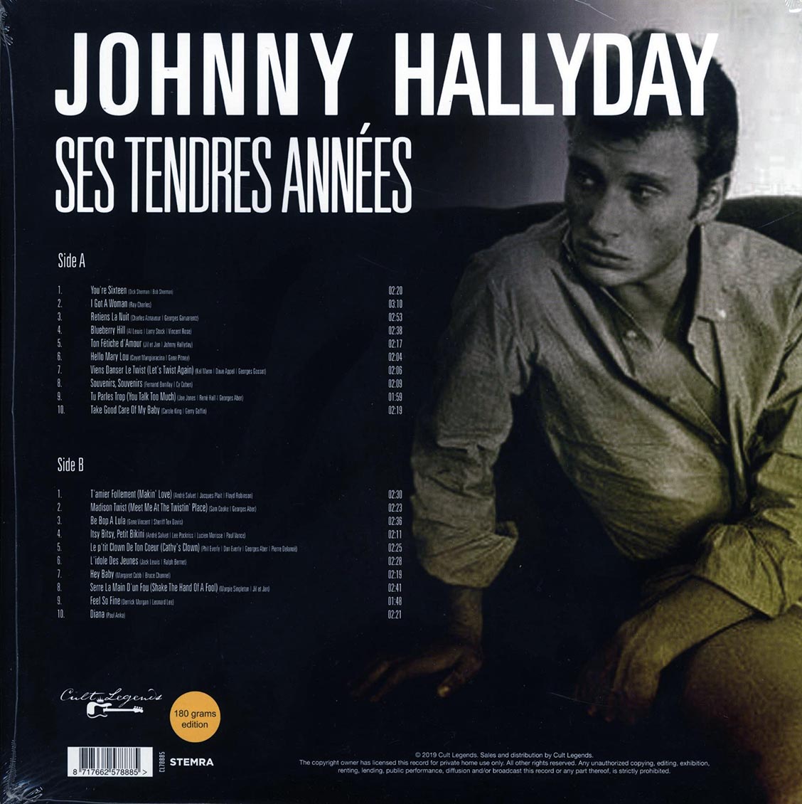 Johnny Hallyday - Ses Tendres Annees Vinyl Record