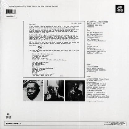 Champion Jack Dupree - When You Feel The Feeling You Was Feeling (180g) Vinyl Record