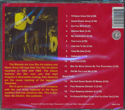 Toots & The Maytals - Never Grow Old Music CD