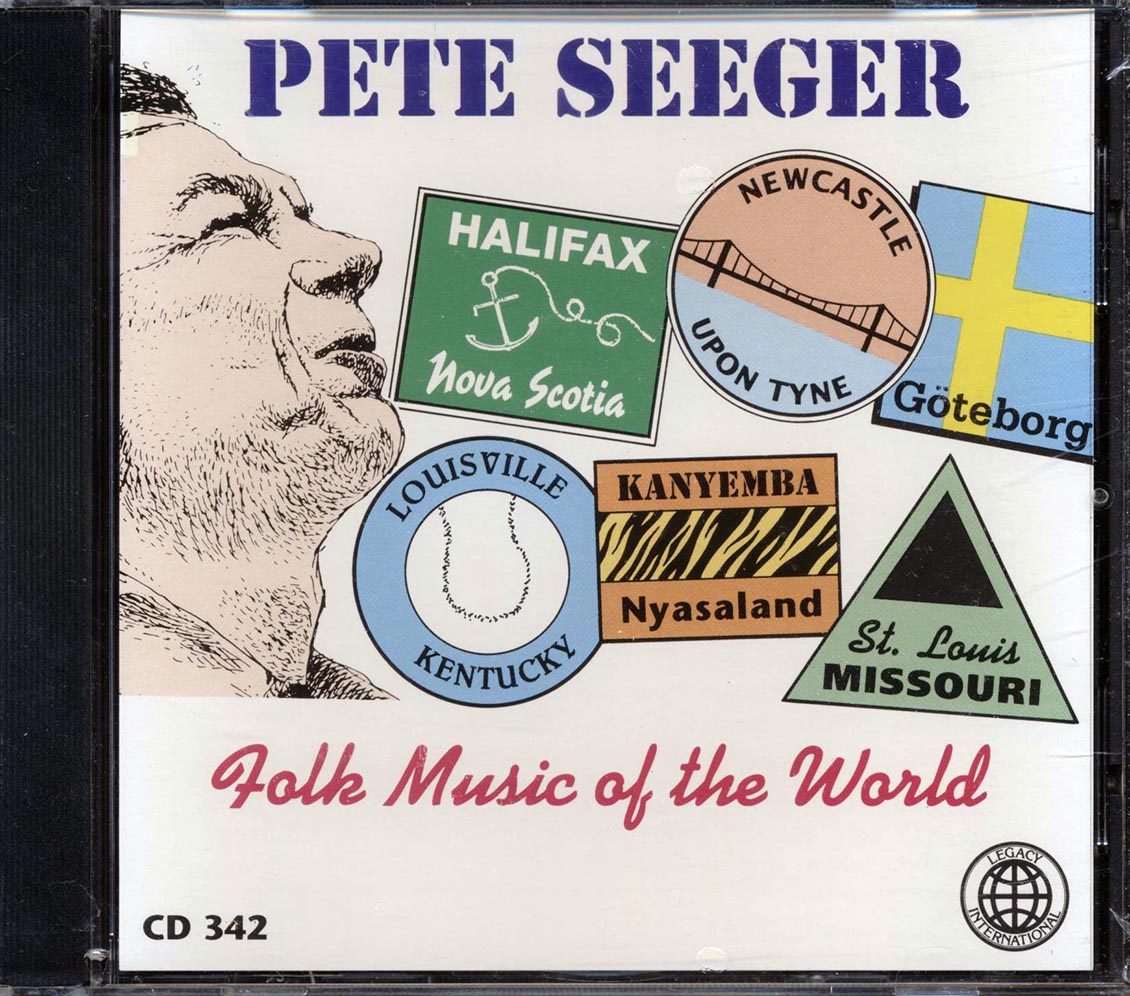 Pete Seeger Folk Music Of The World 22 tracks Music CD