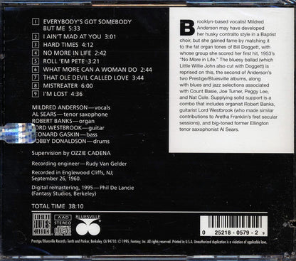 Mildred Anderson - No More In Life Music CD