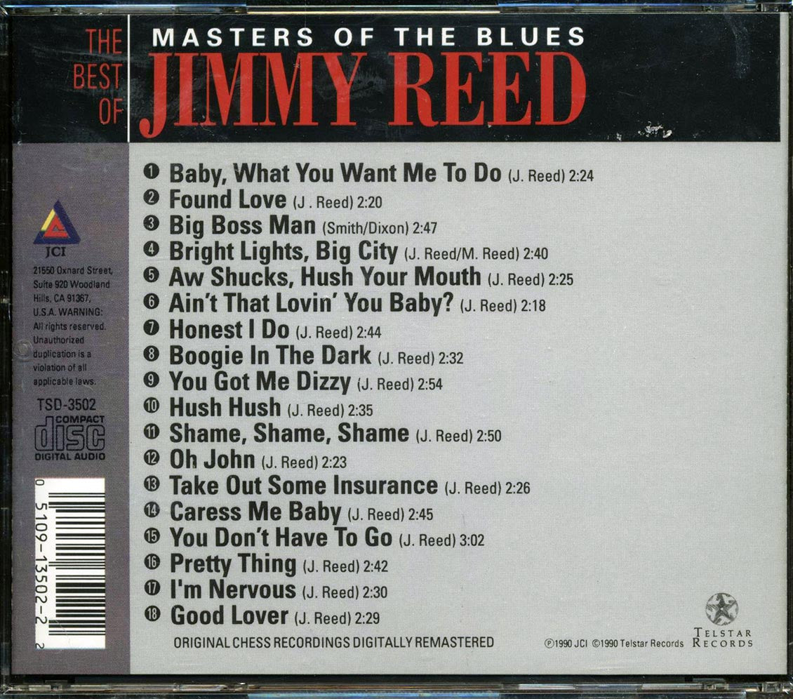 Jimmy Reed - The Best Of Jimmy Reed Music CD