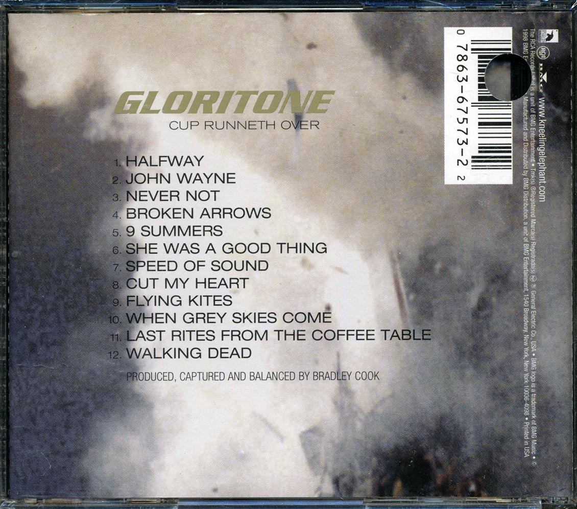 Gloritone - Cup Runneth Over (marked/ltd stock) Music CD
