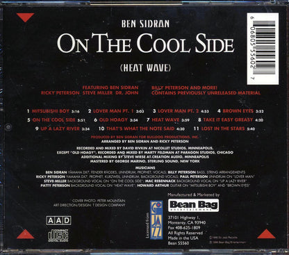 Ben Sidran - On The Cool Side: Heat Wave Music CD