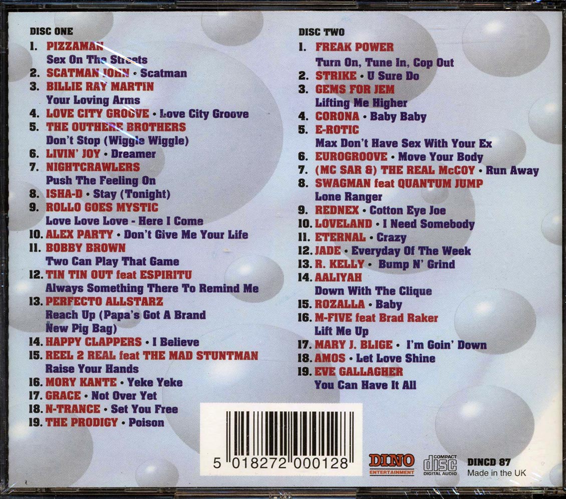 Pizzaman, Scatman John, Billie Ray Martin, Etc. - Dance Massive 95: 38 Large Dance Hits (38 tracks) (2xCD) Music CD