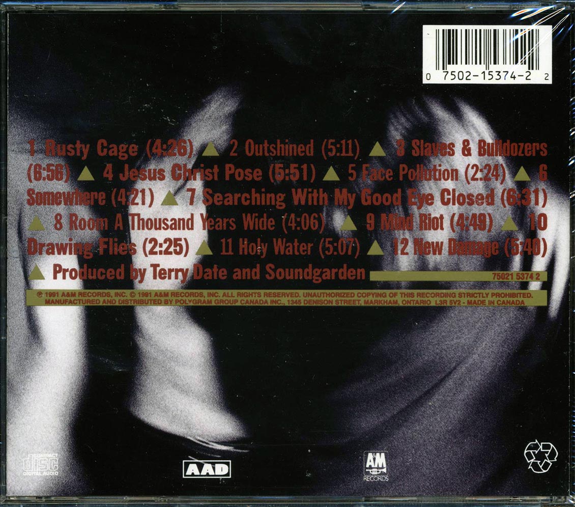 Soundgarden - Badmotorfinger Music CD