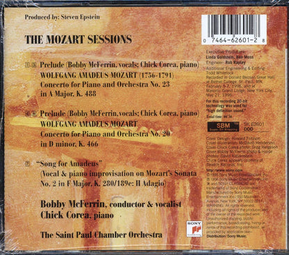 Bobby McFerrin, Chick Corea, The Saint Paul Chamber Orchestra - The Mozart Sessions Music CD