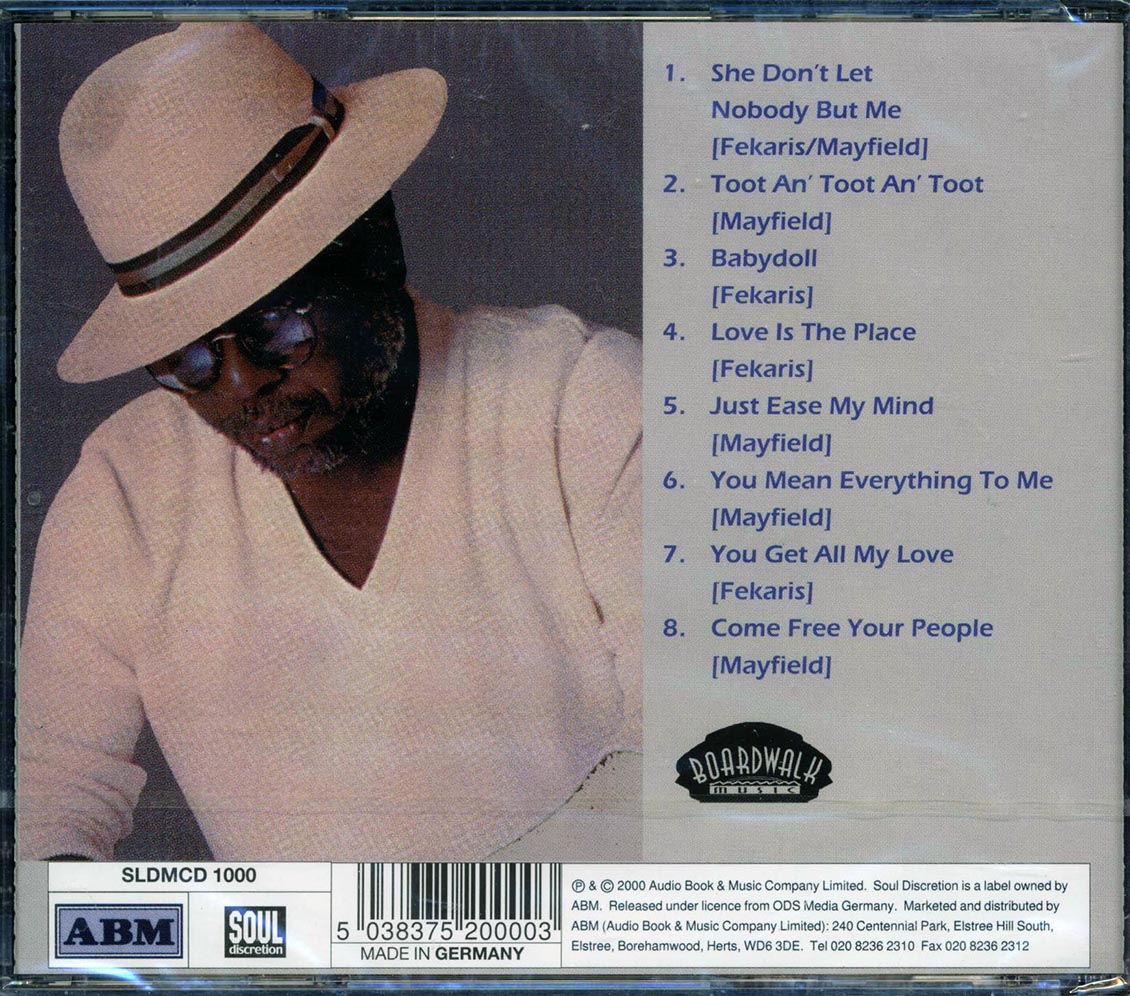 Curtis Mayfield - Love Is The Place Music CD