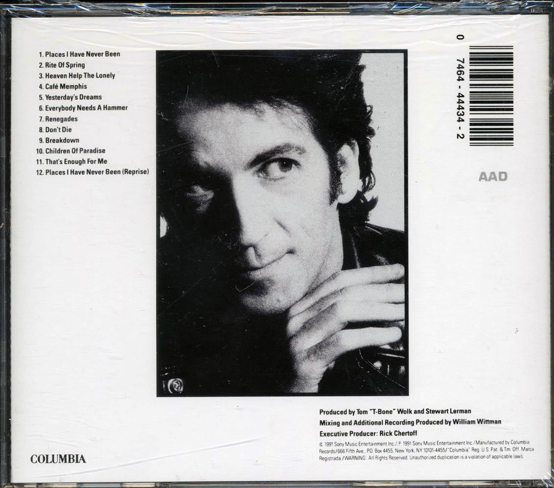 Willie Nile - Places I Have Never Been Music CD
