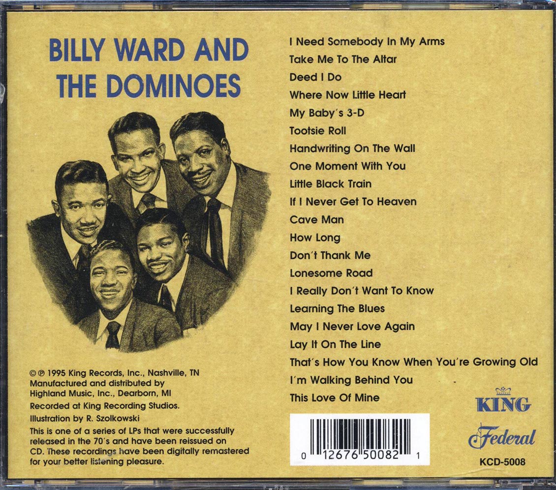 Billy Ward & The Dominoes - 21 Hits Volume 4 Music CD