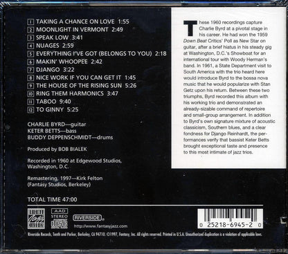 Charlie Byrd - The Guitar Artistry Of Charlie Byrd (marked/ltd stock) Music CD