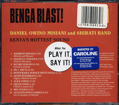 Daniel Owino Misiani, Shirati Band - Benga Blast Music CD