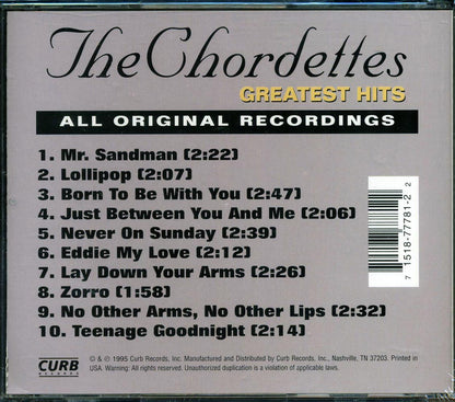 The Chordettes - Greatest Hits Music CD