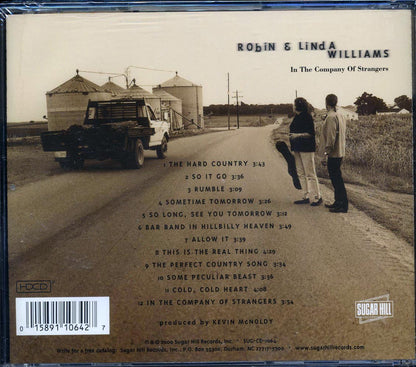 Robin & Linda Williams - In The Company Of Strangers Music CD