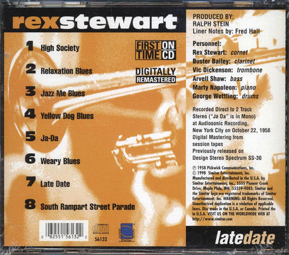 Rex Stewart - Late Date Music CD