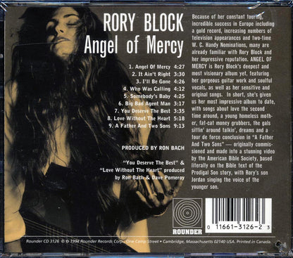 Rory Block - Angel Of Mercy Music CD