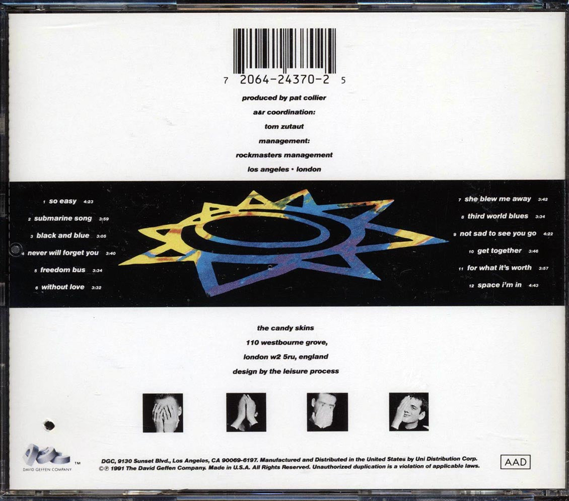 The Candy Skins - Space I'm In Music CD