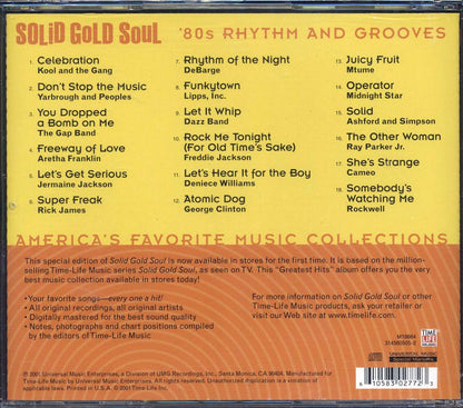 Rick James, Lipps, Inc., Mtume, Kool & The Gang, The Gap Band, Etc. - Solid Gold Soul: '80s Rhythm And Grooves Music CD
