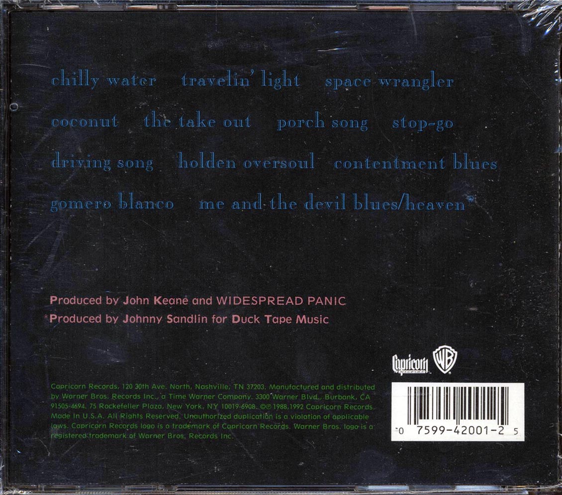 Widespread Panic - Space Wrangler Music CD
