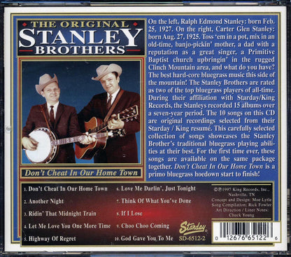 The Stanley Brothers - Don't Cheat In Our Home Town Music CD
