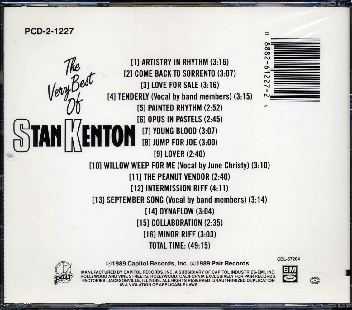Stan Kenton - The Very Best Of Stan Kenton (marked/ltd stock) Music CD