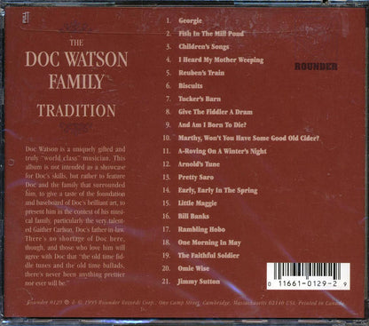 The Doc Watson Family - Tradition (marked/ltd stock) Music CD