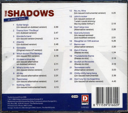 The Shadows - At Abbey Road (23 tracks) Music CD
