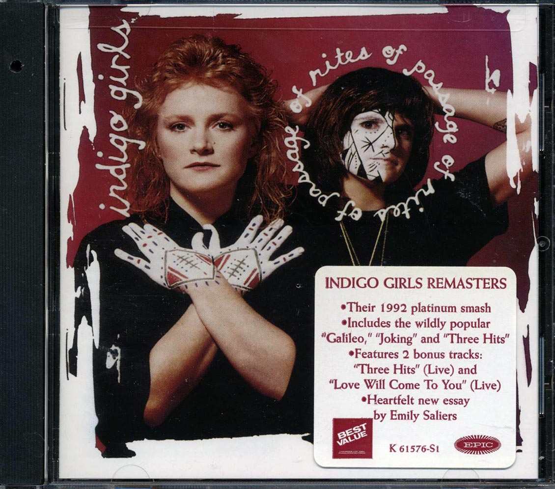 Indigo Girls - Rites Of Passage Music CD