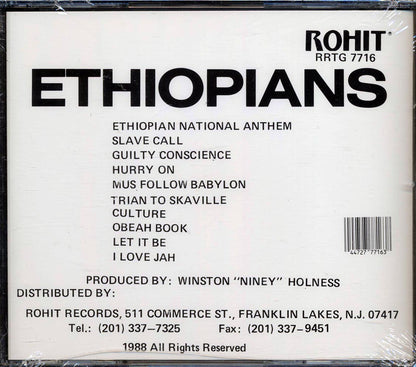 The Ethiopians - Slave Call Music CD