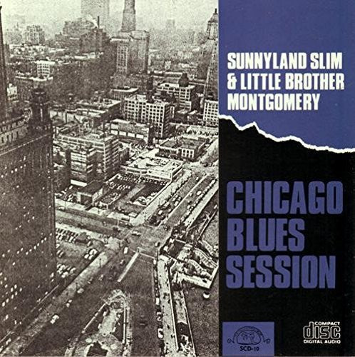 the album cover for Sunnyland Slim / Little Brother Montgomery - Chicago Blues