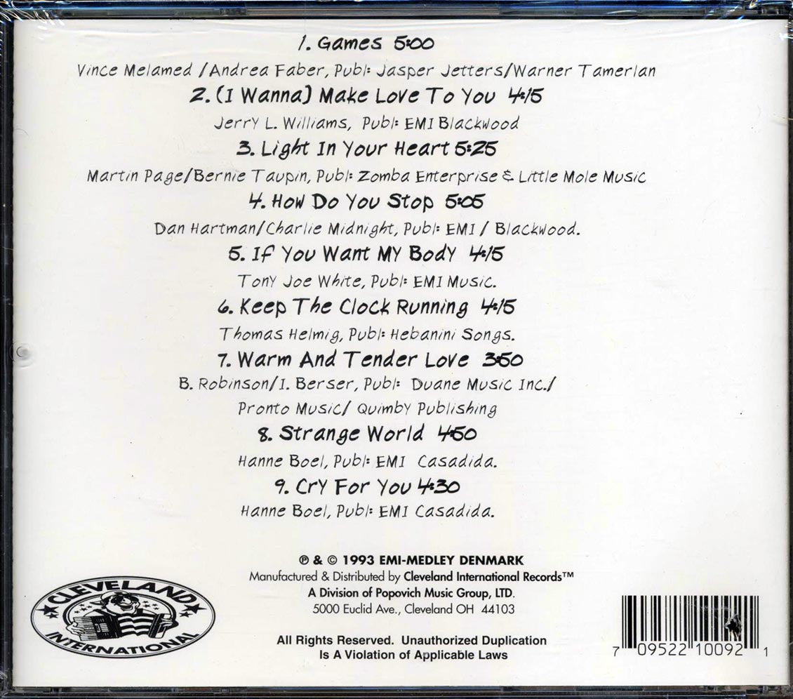 Hanne Boel - Dark Passion Music CD