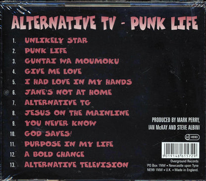 Alternative TV - Punk Life Music CD