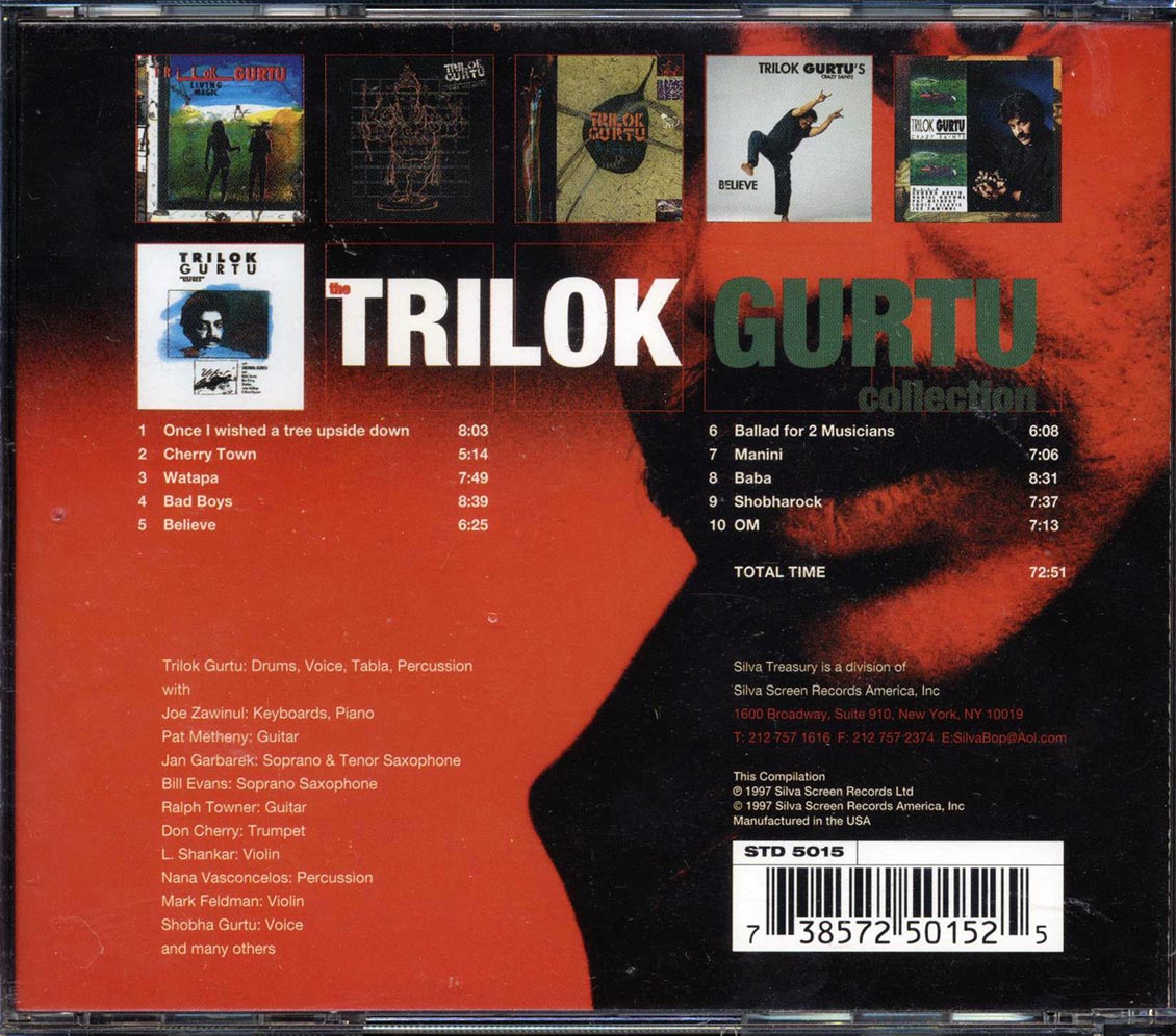Trilok Gurtu - The Trilok Gurtu Collection Music CD