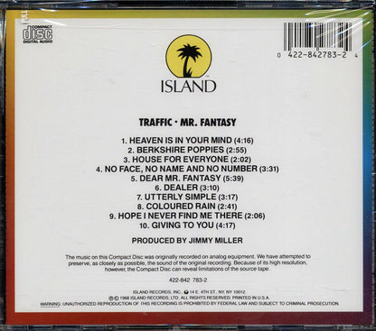 Traffic - Mr. Fantasy Music CD