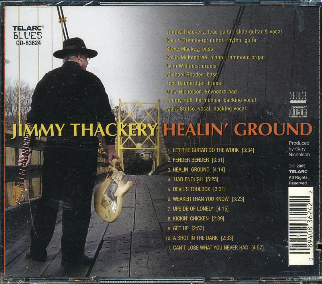 Jimmy Thackery - Healin' Ground (marked/ltd stock) Music CD