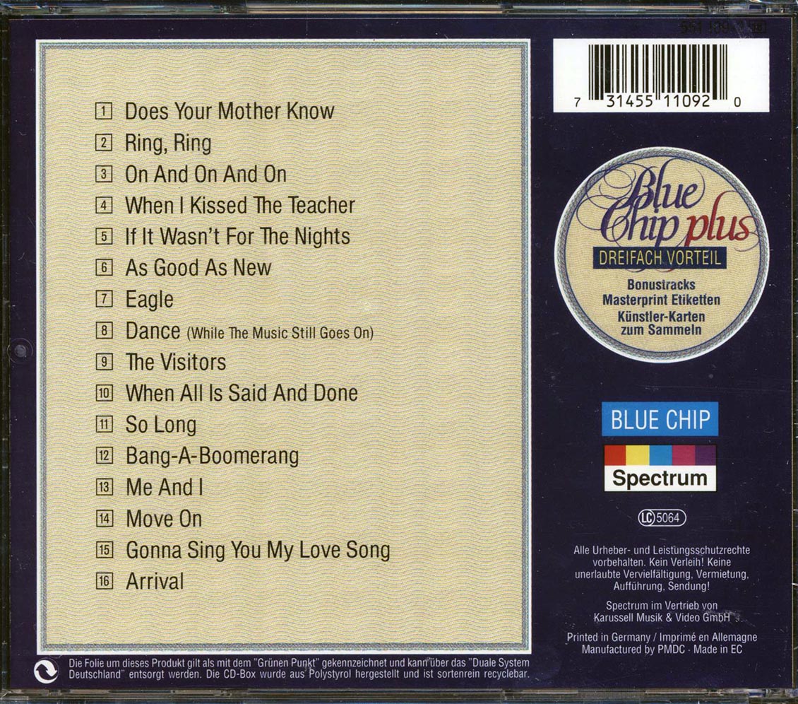 Abba - Arrival; Ring Ring; Does Your Mother Know Und 13 Weitere ABBA Hits Music CD