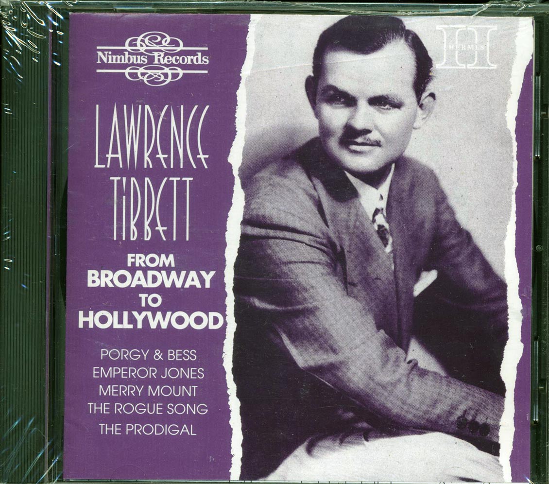 Lawrence Tibbett - From Broadway To Hollywood Music CD
