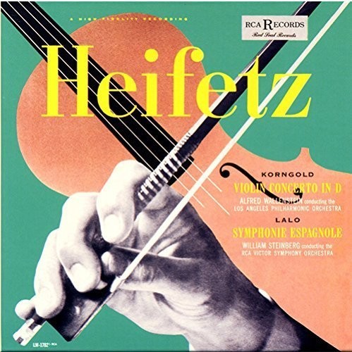 Heifetz,jascha - Korngold: Violin Concerto & Lalo - Music CD