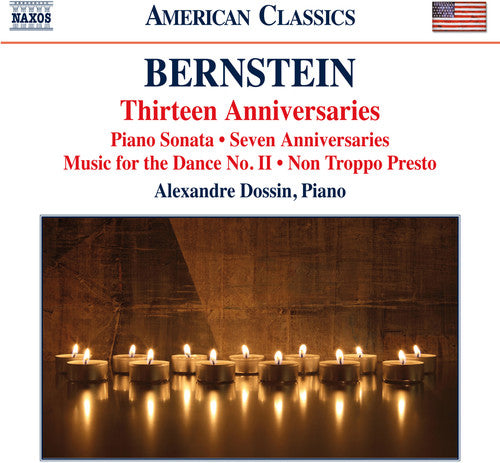 the album cover for Bernstein / Alexandre Dossin - Piano Music