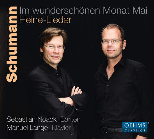 the album cover for Schumann / Noack / Lange - Lieder to Poems of Heinrich Heine